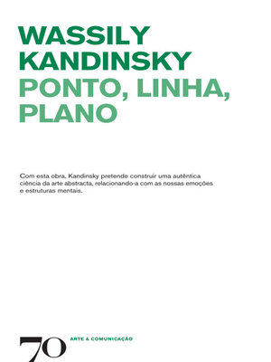 cover image of Ponto, Linha, Plano